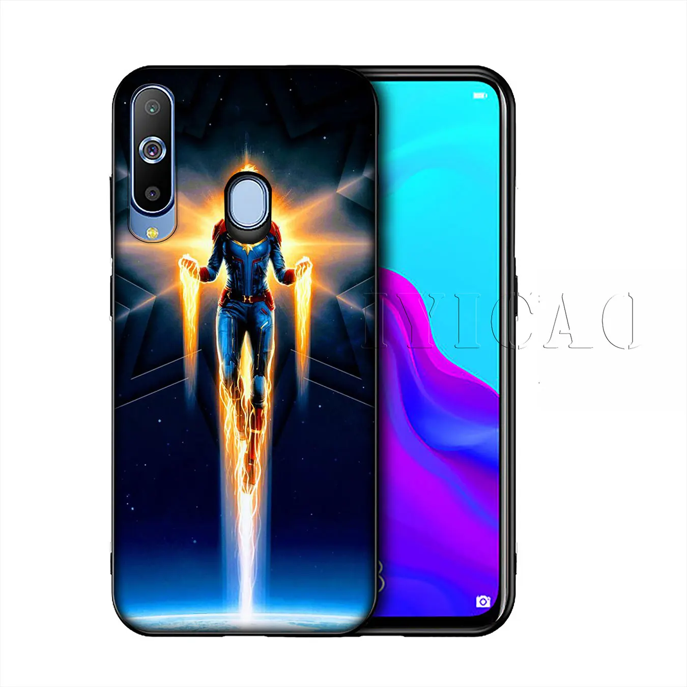 IYICAO Captain marvel Цветной силиконовый мягкий чехол для Samsung Galaxy A10 A30 A40 A50 A70 M10 M20 M30 |