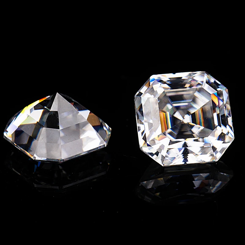 Свободные муассаниты отличного качества EF цвет чистый белый 7x7 мм сборная