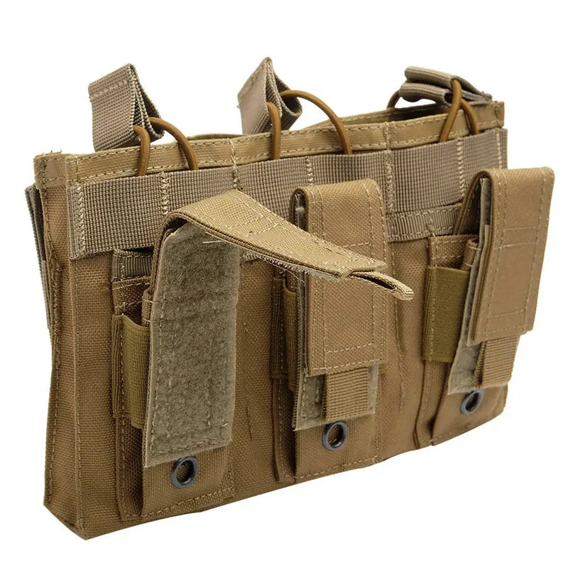 Военный Molle Чехол тактический одиночный/двойной/тройной Открытый верх подсумок Многофункциональный страйкбол пистолет охотничий Быстрый мешки для патронов
