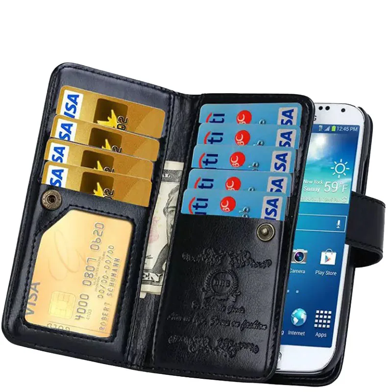 Для Samsung Galaxy S6 случае Магнитный многофункциональный 2 в 1 съемный раскладной