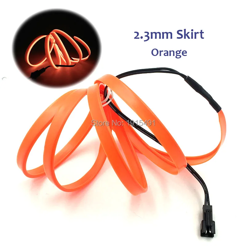 Высококачественная популярная креативная DIY МОДЕЛЬ 1 м 2 3 мм юбка EL холодный свет