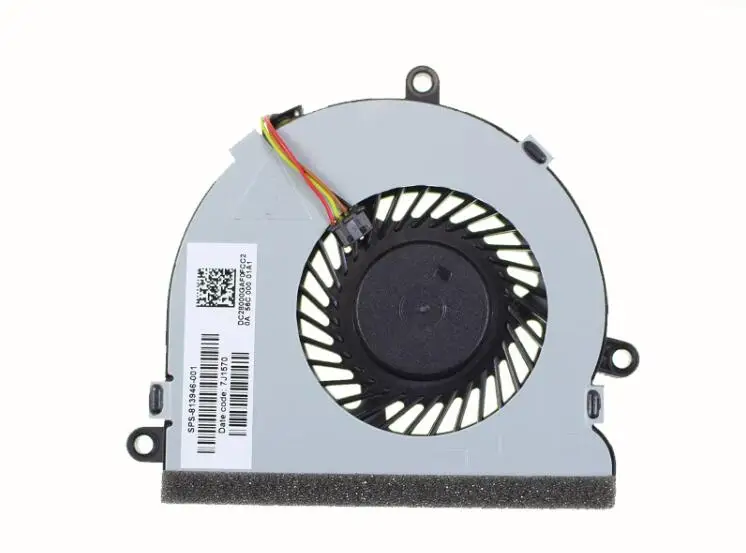 Новый охлаждающий вентилятор для HP 15-A 15-AC121DX 15Q-AJ006TX 15-BS 15-AF 15-AC 15-AC121TX 15-AC046tx TPN-C126