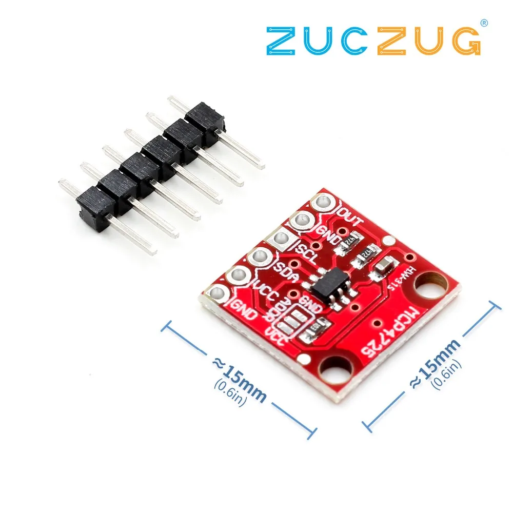 1 шт./лот MCP4725 IEC DAC Breakout модуль макетной платы
