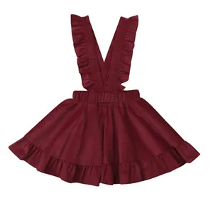 Летние милые детские хлопковые комбинезоны для новорожденных девочек платье юбка Размер детской одежды