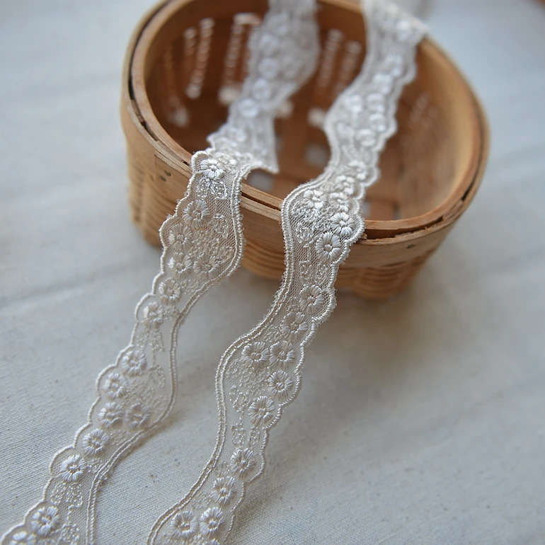 2018 горячая Распродажа темно бежевая кружевная вышивка кружевные аксессуары diy