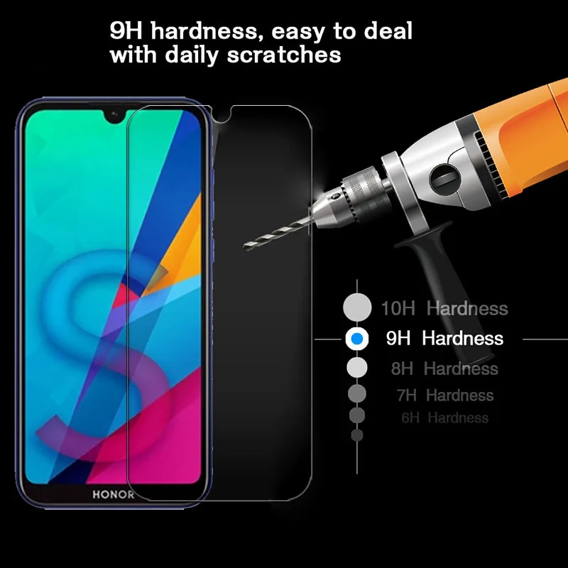 Защитное стекло для huawei honor 8 s, защитное закаленное стекло honoer, защитная пленка для экрана s8 huwei hono, защитная пленка 8 s,, 9h cam