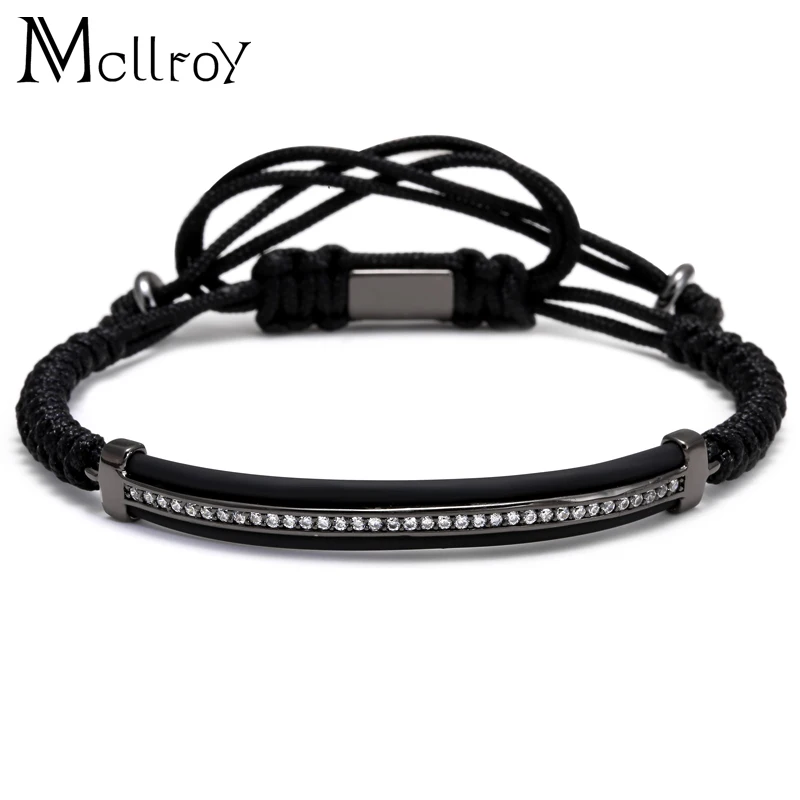 Мужские браслеты mcllroy трендовые круглые кокосовые бусины в виде ракушки плетеные