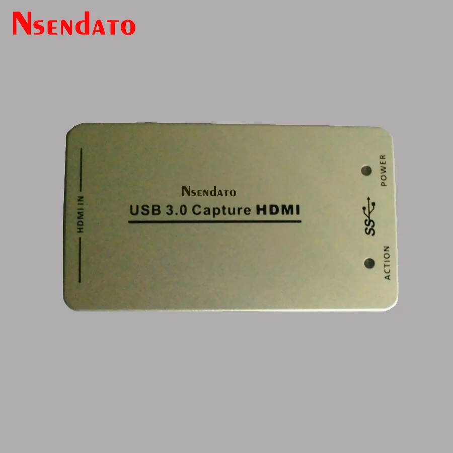 USB 1080p 3 0 60 кадров в секунду HDMI карта захвата HD захват 1.4a адаптер для Windows 7