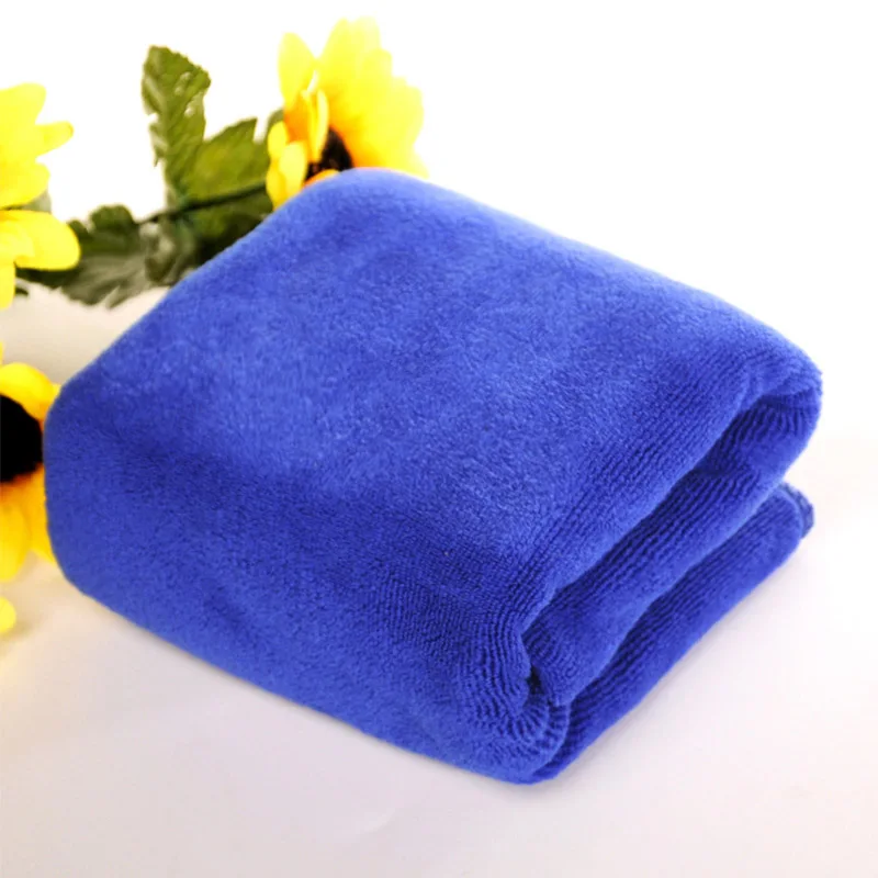 Royal blue Чистящее полотенце, мягкое сухое полотенце для волос, инструменты для чистки, 1 шт., полотенце для мытья, высокое качество, популярное полотенце для посуды, товары для дома 30*30 см - Цвет: Royal blue