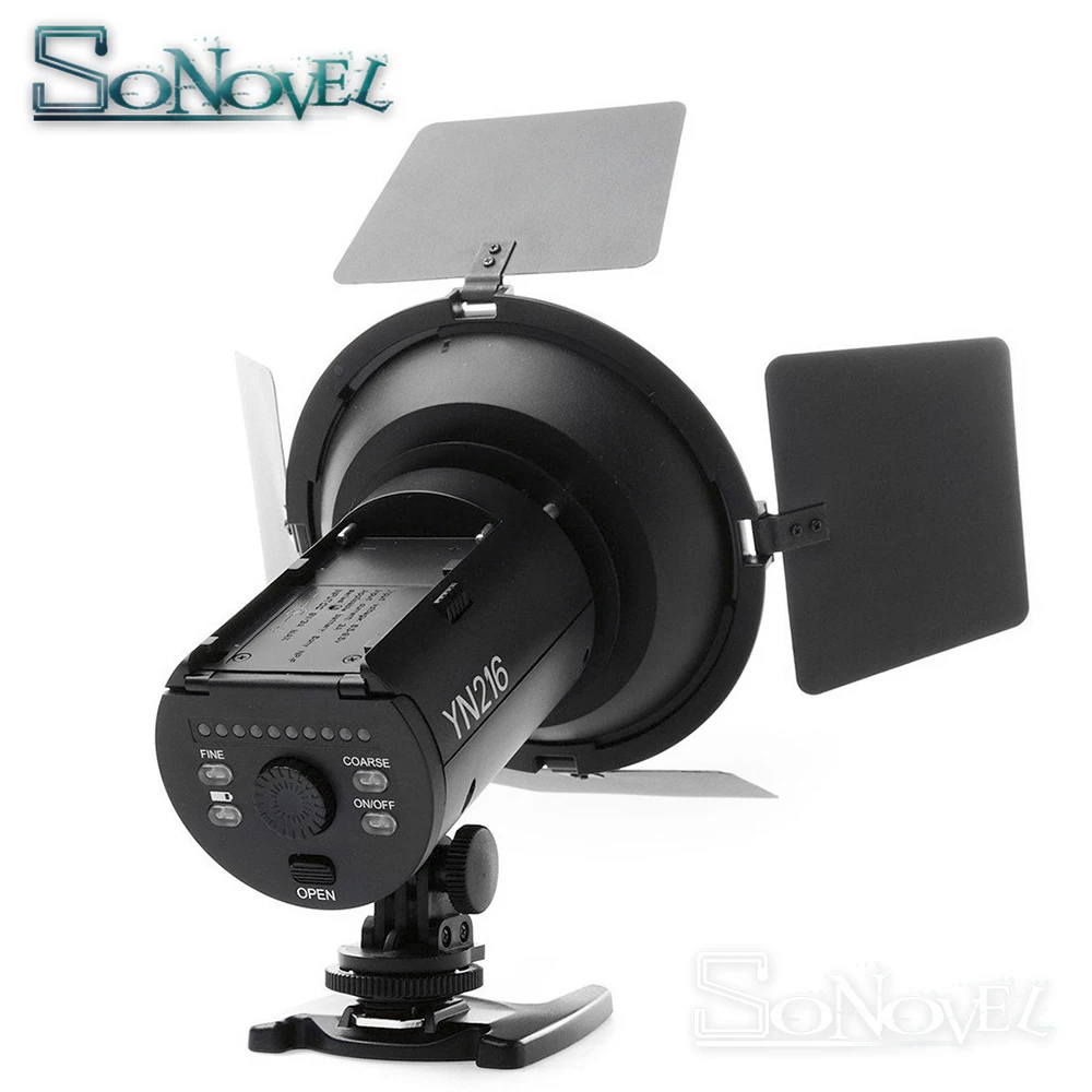 YONGNUO YN-216 YN216 Pro LED Studio Video Light 5500K и AC адаптер питания зарядное устройство для Canon Nikon