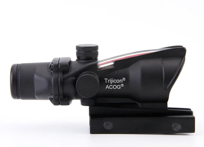Прицел охотничьей винтовки с подсветкой красный или зеленый цвет|acog style|acog 4x32acog