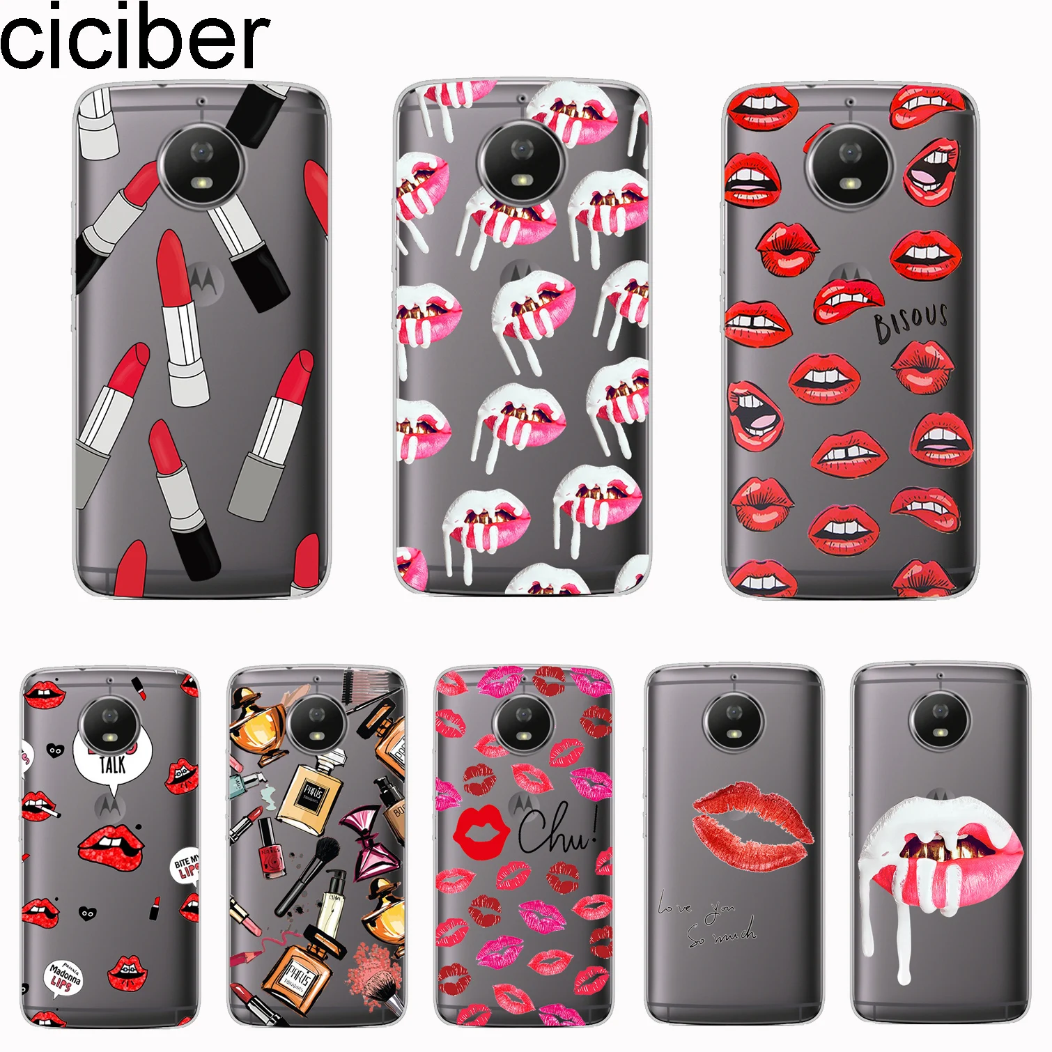 Чехол ciciber для Motorola Moto C Z2 Z3 ONE P30 G4 G5 G5S G6 E3 E4 E5 Play Plus чехлы телефонов мягкий чехол из