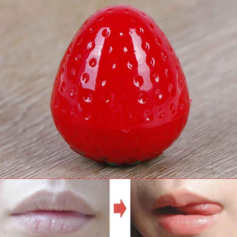 

1PC Lipbalm Moisturizer Labial Glair Sweet Tast Lip balm Cosmetics Lip Color Lipstick Lipgloss Lip Stain Lips Strawberry Makeup