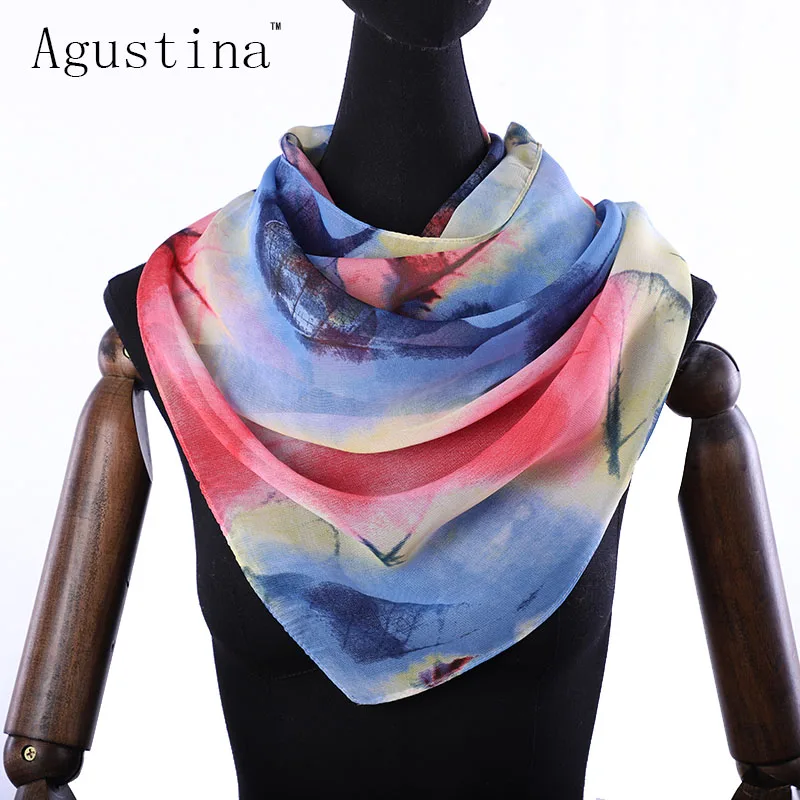 Шифоновый шарф для шали шаль Женская цветная накидка модные женские шарфы 2018