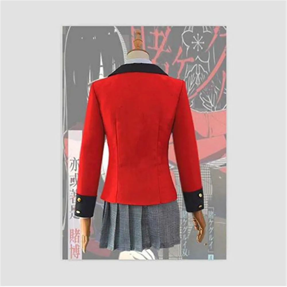 Бесплатная доставка костюм для косплея RainbowCos0 Kakegurui компульсивный игрок униформа