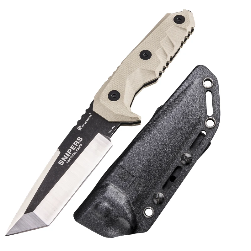 HX 7Cr17MoTactical ножи с фиксированным лезвием инструменты для выживания охотничьи