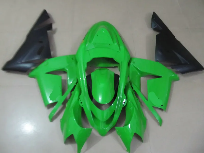 Комплект обтекателей для мотоцикла KAWASAKI Ninja ZX10R 2004 2005 04 05 новый зеленый черный