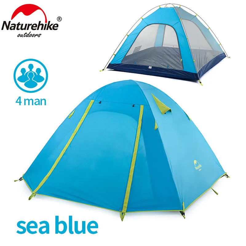 NatureHike P серии классический палатка т 210 ткань для 4 человек NH15Z003 P|Палатки| |