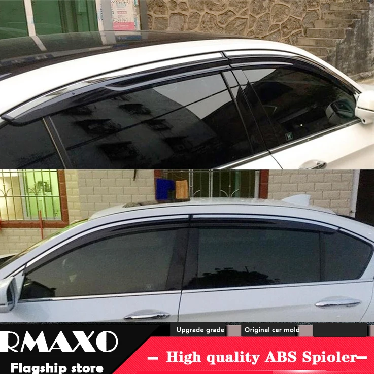 For Honda Accord Plastic Window Visor 2013-2016 Vent Shades Sun Rain Deflector Guard 4PCS/SET | Автомобили и мотоциклы