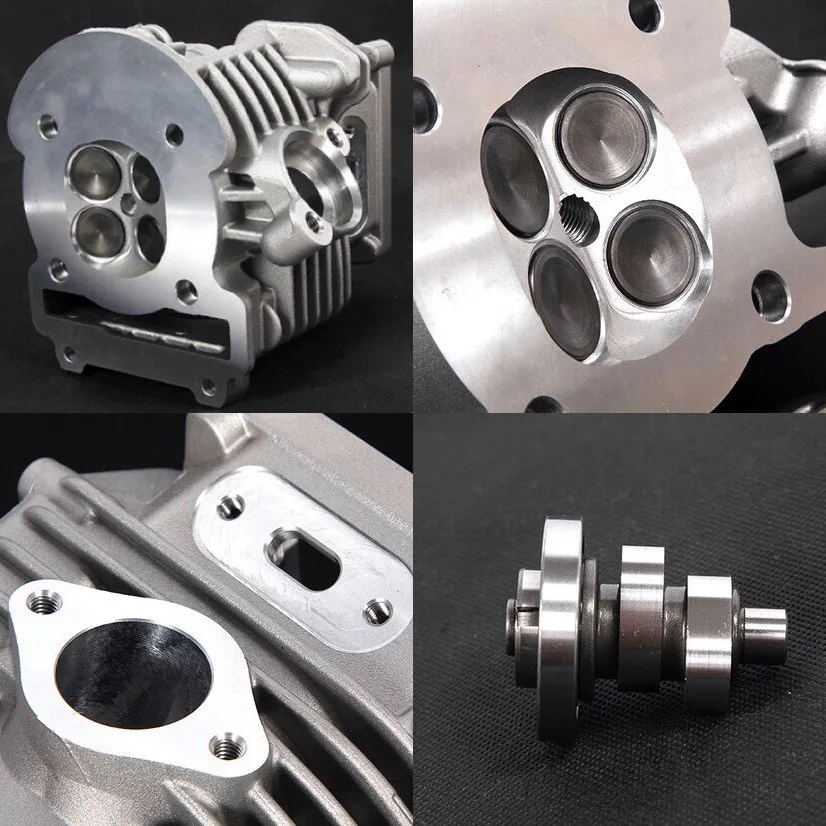 Головка цилиндра 4х клапанная(23*26 клапана) для Yamaha RS 100, BWS125, CYGNUS X 125, MIO, RSZ100 гоночная головка цилиндра, головка, цилиндр, тюнинг