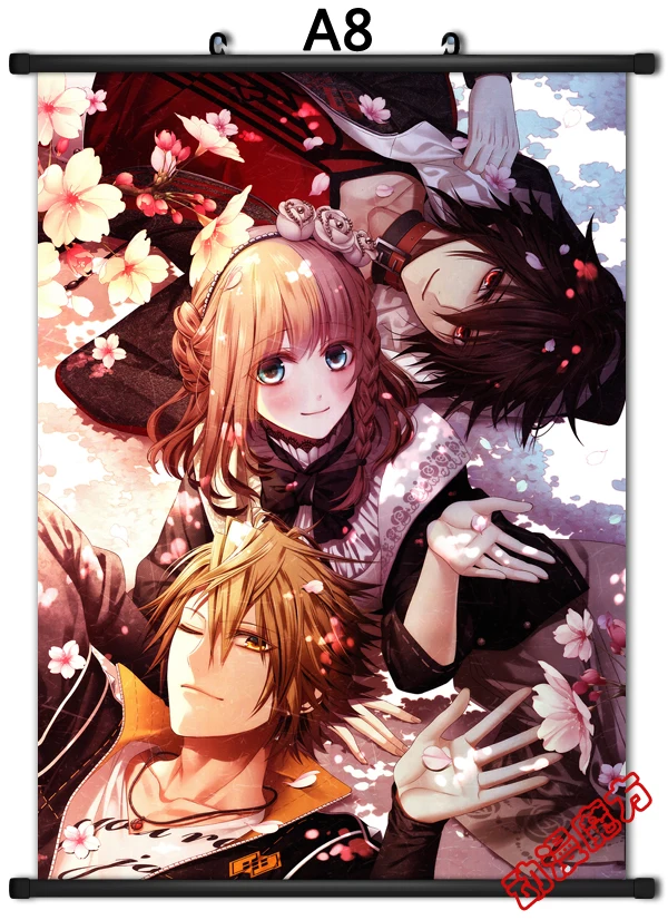 Японский аниме Amnesia cool boy Toma & uyo Orion Sawa Waka домашний декор настенные прокрутки
