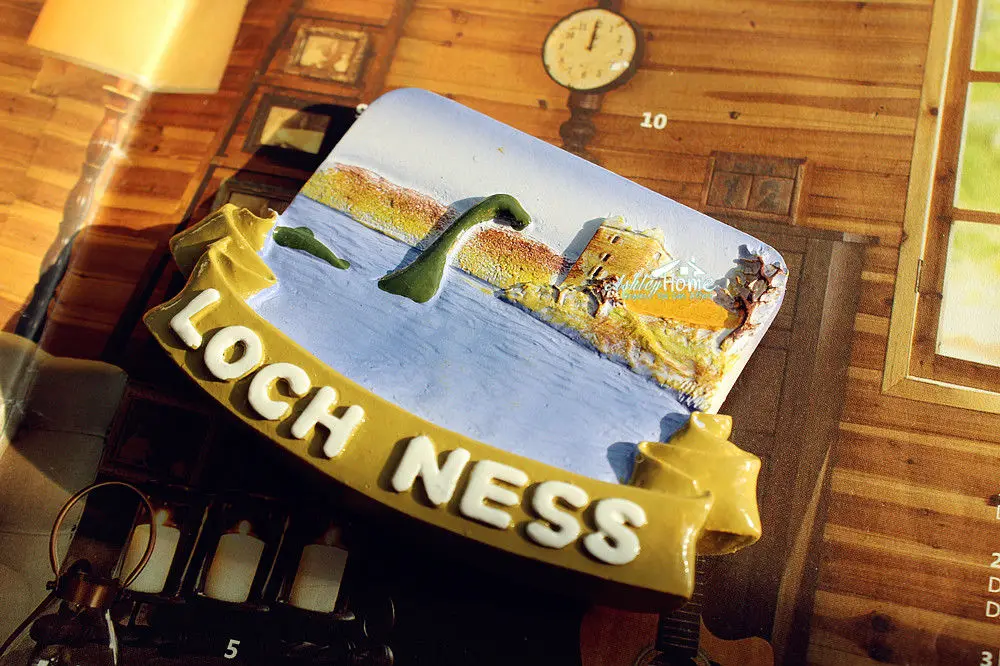Loch Ness Monster Шотландия туристический сувенир для путешествий 3D резиновый магнит на