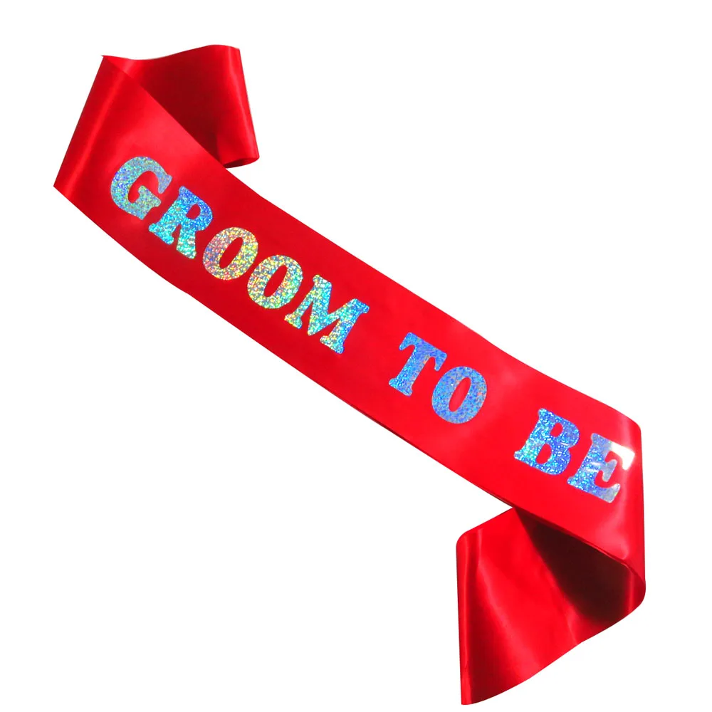 6 шт. новый дизайн 2020 надпись Groom to be Свадебная вечеринка белая красная черная