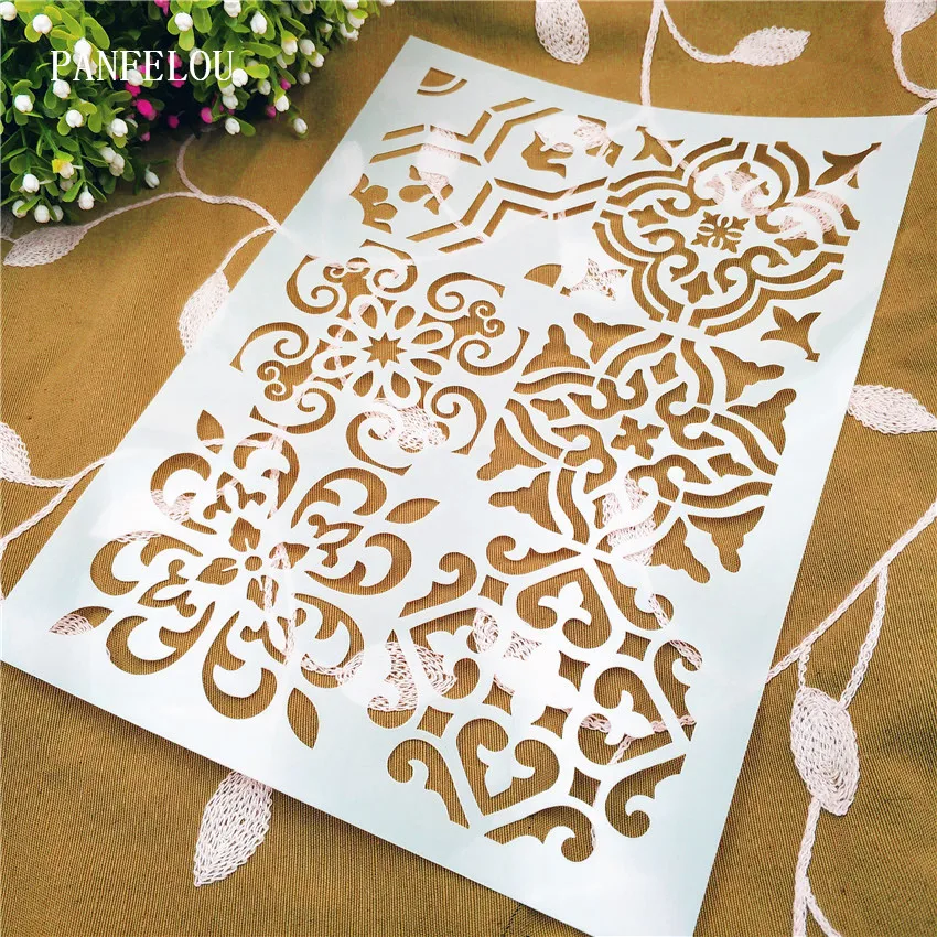 Трафареты для скрапбукинга с любовным бантом Пластиковая форма распылителем щит