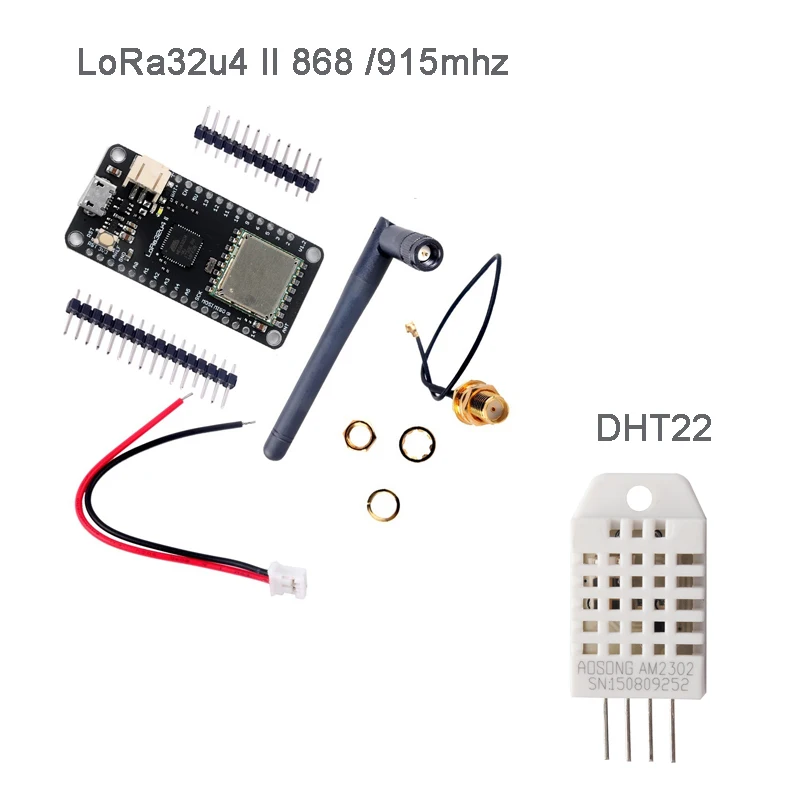 LoRa32u4 II Lora модуль макетная плата IOT LiPo Atmega328 SX1276 HPD13 868 МГц 916 МГц с антенной для Arduino