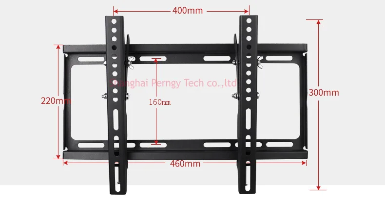 PTB-605SH 2" 30" 4" 55" настенный кронштейн для телевизора 5" металл 60 кг vesa 400x400 панель ЖК-телевизор настенное крепление наклон вверх вниз 15 держатель