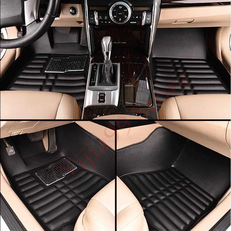 Черный 3D автомобильные коврики FloorLiner для Honda Civic 2006 2007 2008 2009 2010 2011 Авто Водонепроницаемый спереди и сзади ковер автомобильные коврики