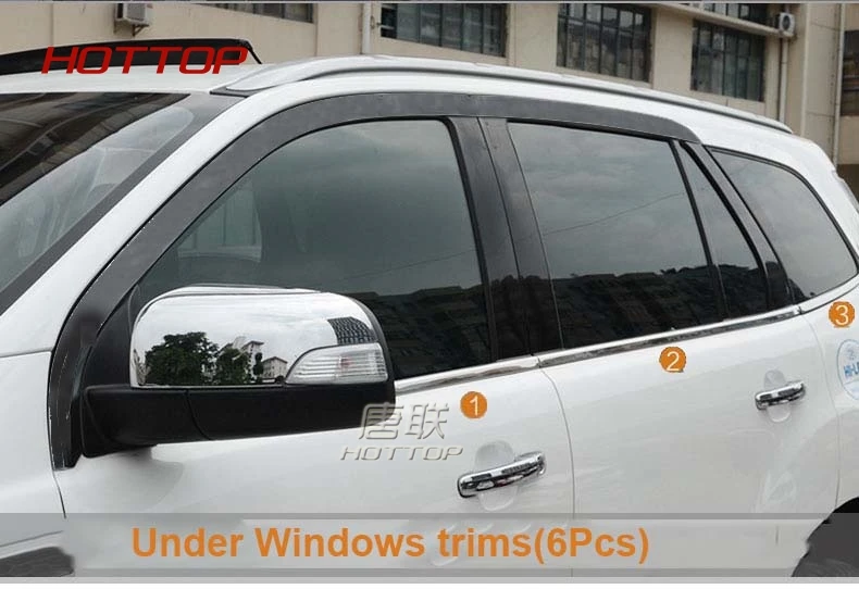 Бесплатная доставка хромированная отделка для окна автомобиля из нержавеющей