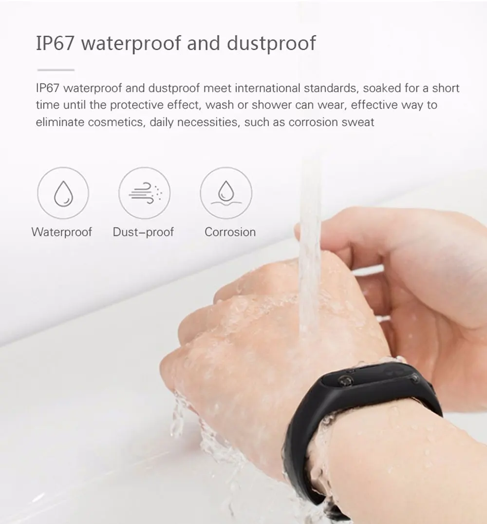 Xiaomi mi band 2 Смарт-браслет mi Группа miband 2 Смарт-часы Фитнес трекер сердечного ритма Touchpad OLED