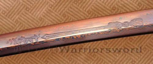 Японский меч Tsuka 815 41 дюйм сложенная стальная глина закаленная катана красное