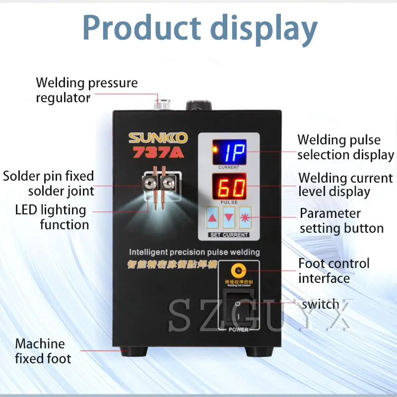 Ручной аккумуляторная машина для точечной сварки/Точный импульсный микро