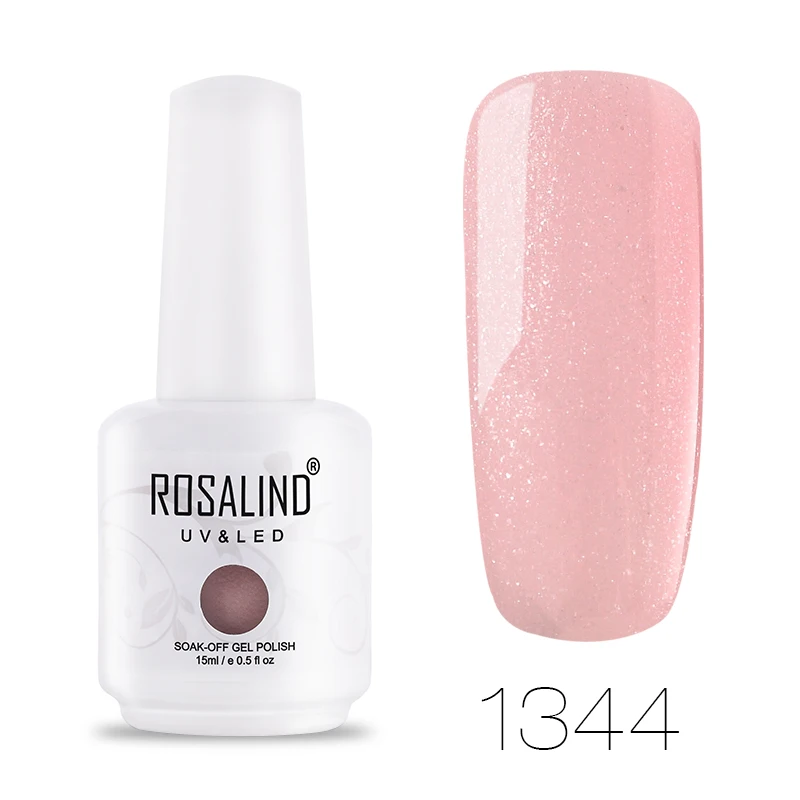 RH1344 Розалинд гель 1 S гель лак для ногтей 15 мл вымачивать праймер Nail Art УФ светодио дный гель Лаки нужно база и верхнее для ногтей маникюр - Цвет: RH1344