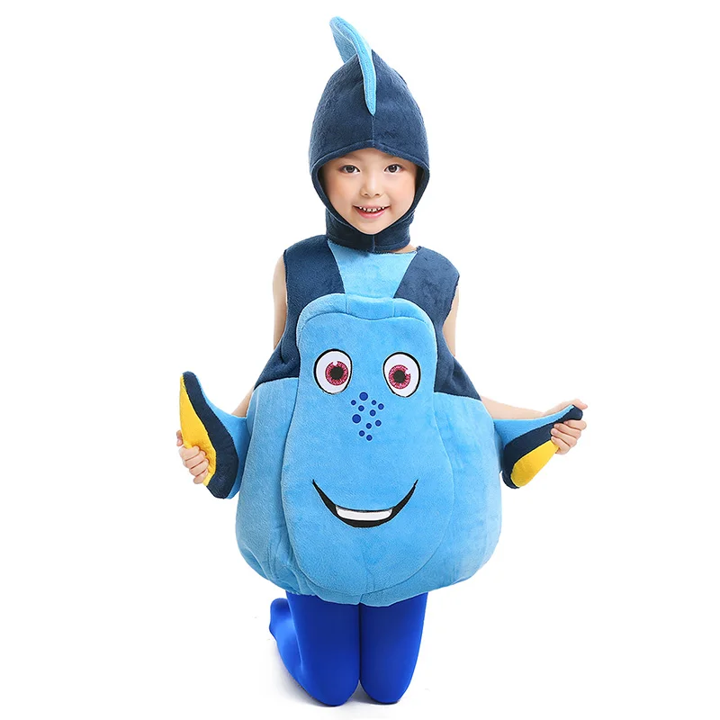 

Child and Adult New Clown Fish Dori Costume Marine Animal Costumes Girls and Women Ocean Fish Halloween Party Costume