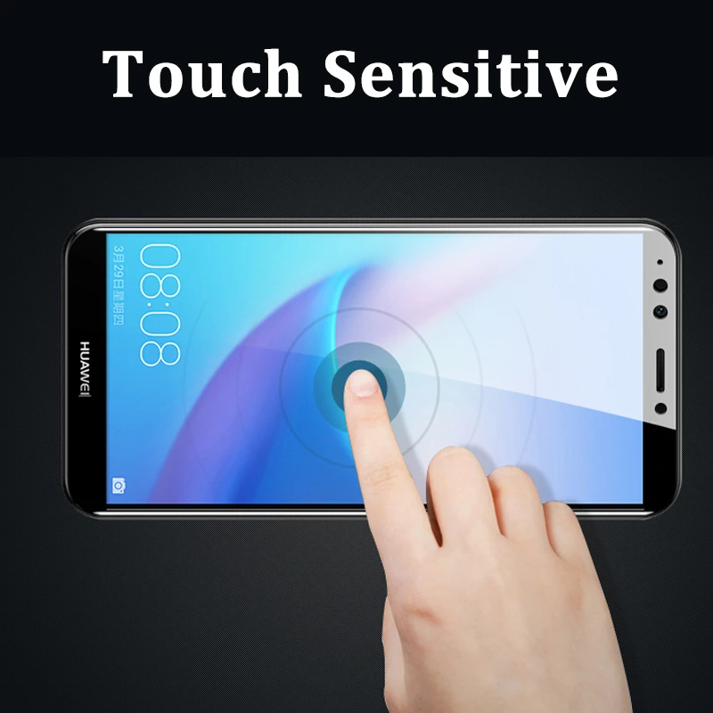 Стекло для Huawei Y 9 2018 Защитное стекло Y9 9Y на honor Huawie Huawey Huawai Huavie Защитная закаленная
