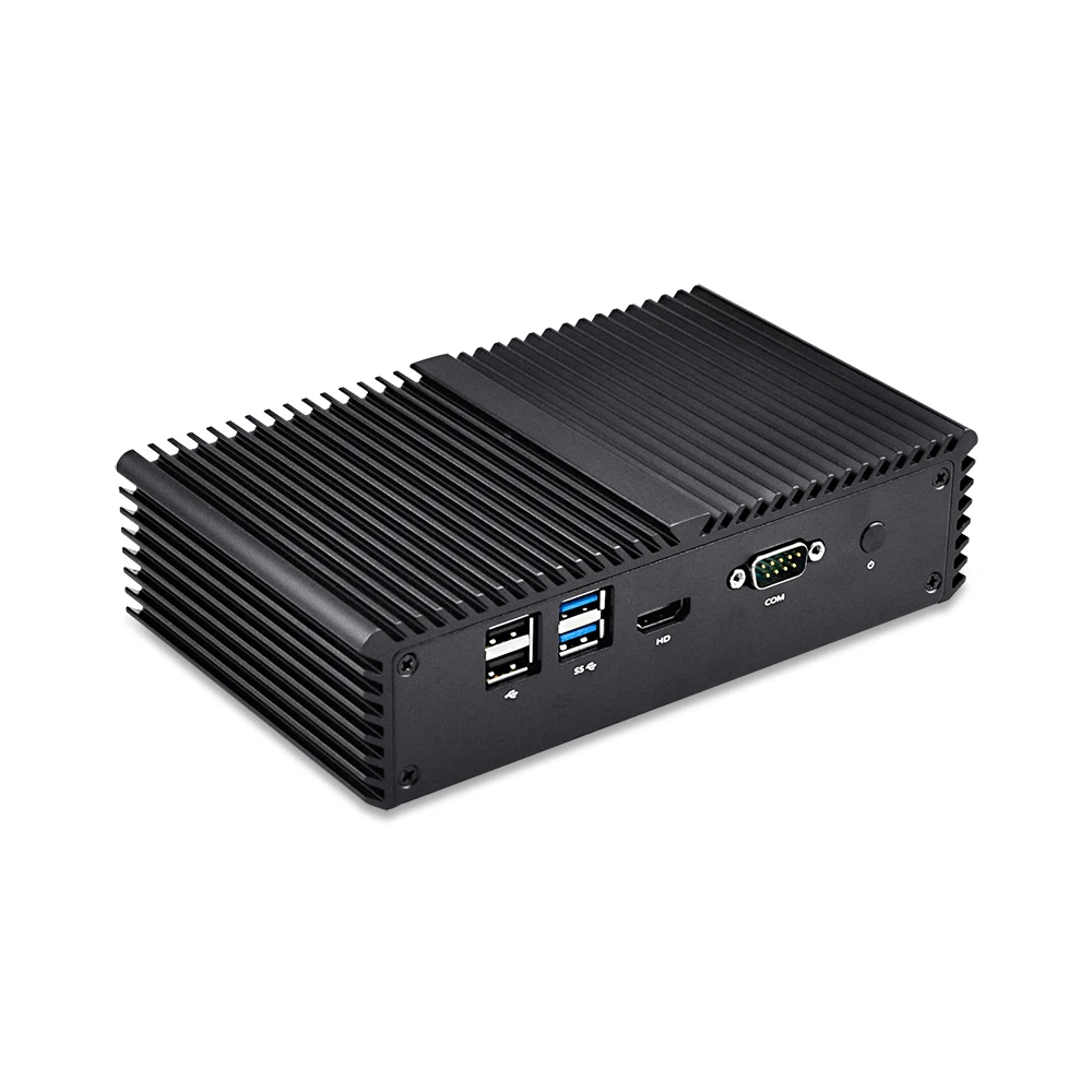Qotom мини ПК 4 * Ethernet Lan Cor i7 i5 i3 межсетевой экран компьютер без вентилятора сервер
