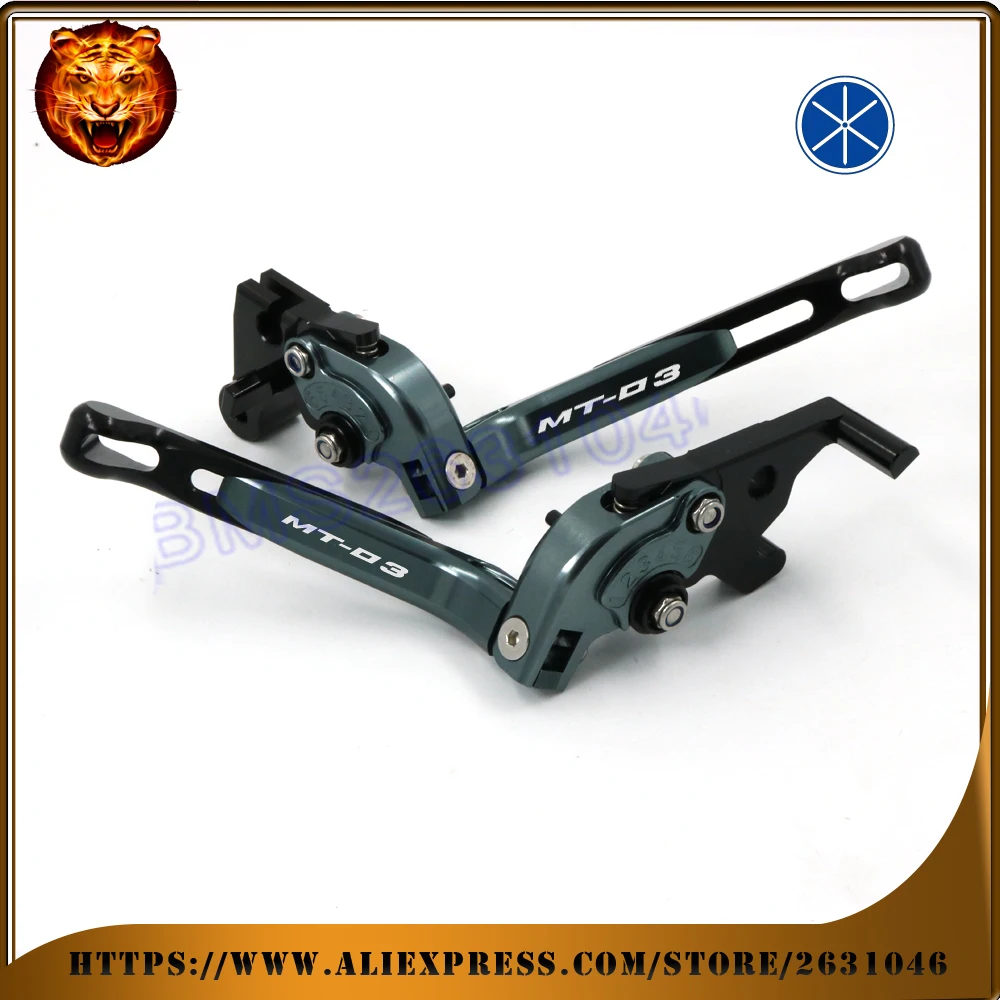 Регулируемый Складной Выдвижная тормозной рычаг сцепления для Yamaha MT03 MT 03 2015 2016