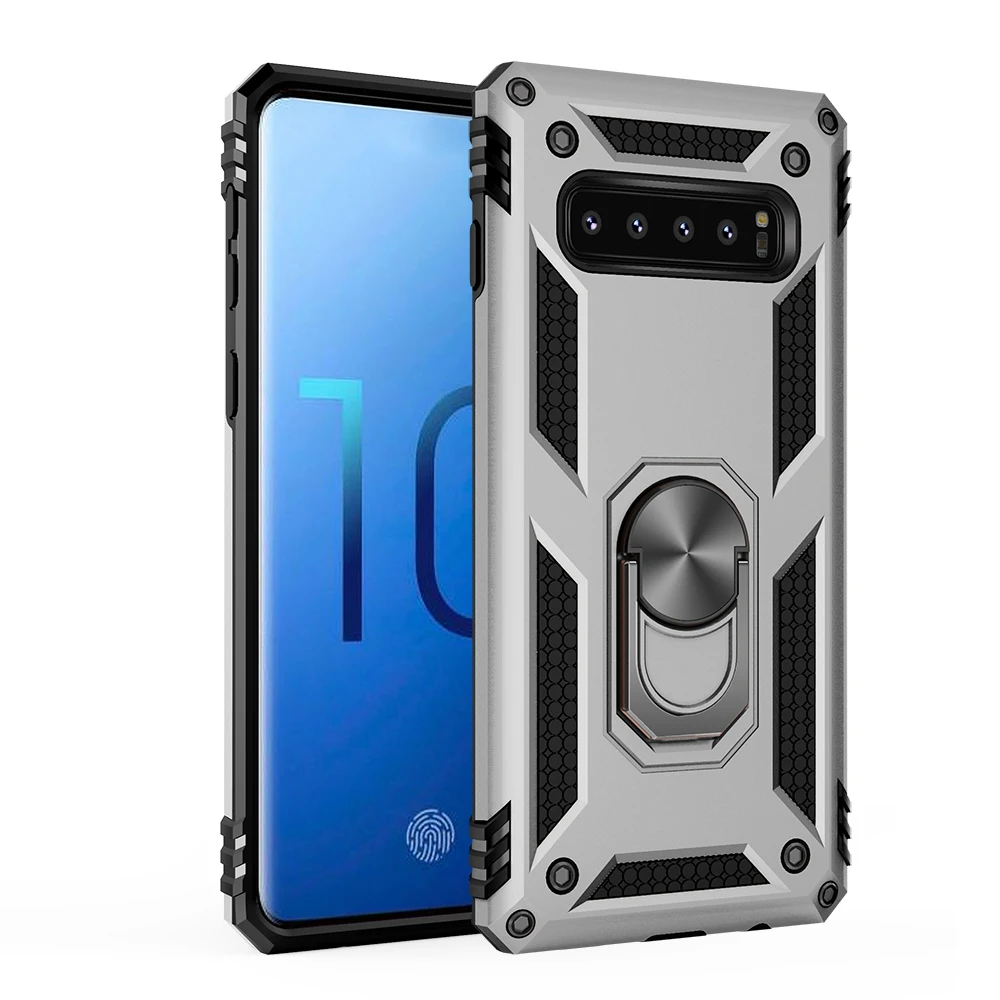 Чехол для samsung Galaxy Note 8 9 S8 S9 S10 плюс S10E бронированный чехол для J8 J3 J7 J4 J6 A8 A7 A9 A6 плюс кольцо держатель чехол для телефона