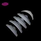 50 упак.лот, 5 разных размеров, многоразовые, для наращивания ресниц, для Перми, S M, M1, M2, L, силиконовые ресницы, для подтяжки, косметический макияж