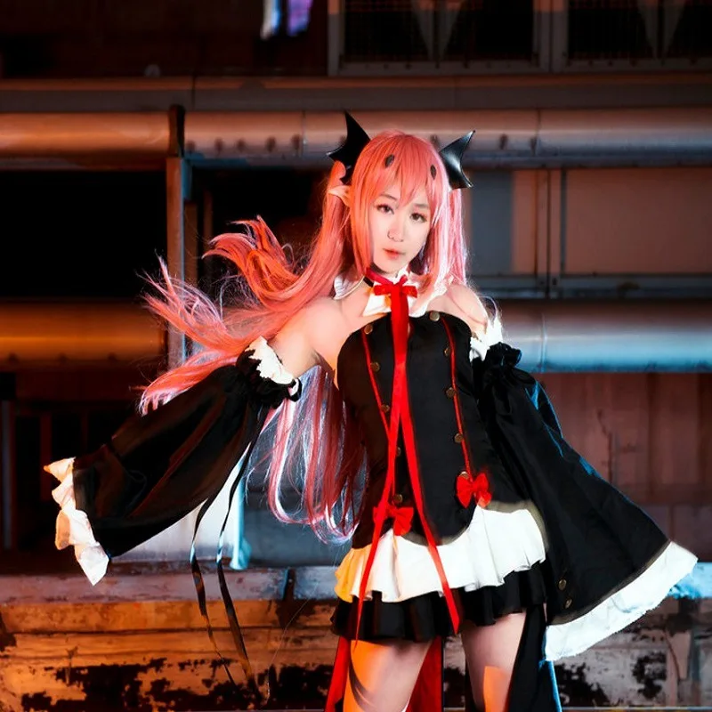 2019 аниме Серафим конца Owari no Seraph Krul Tepes униформа косплей костюм полный комплект