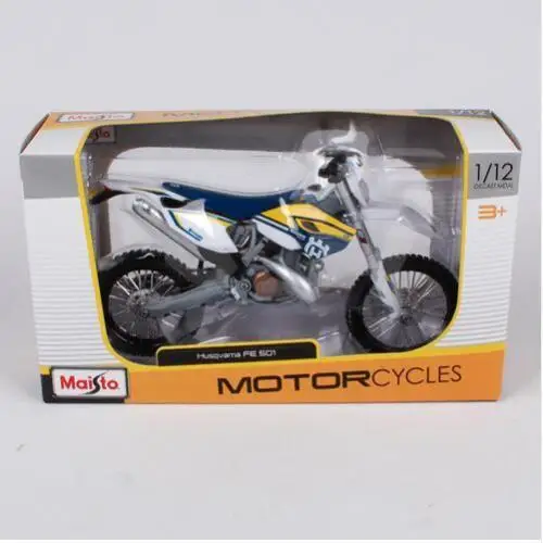 Maisto 1:12 Husqvarna FE 501 Мотоцикл Велосипед литье под давлением модель игрушка подарок в коробке