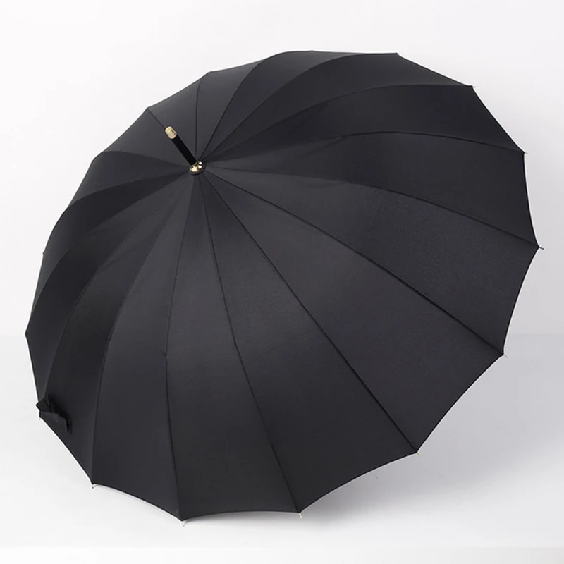 Прямой женский зонт Parapluie креативный увеличивающий рост 16 костей автоматический