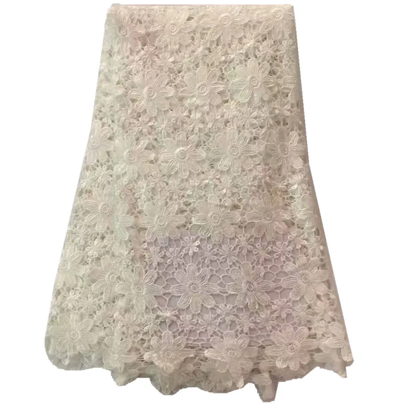 Red Color High Quality Water Soluble Lace Nice Guipure Chemical Cord African Fabric 5 colors | Дом и сад