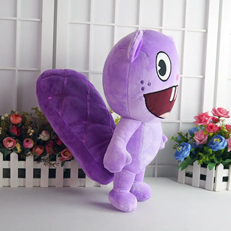 Плюшевые куклы Happy Tree Friends аниме зубчатые плюшевые игрушки 37 см мягкая подушка