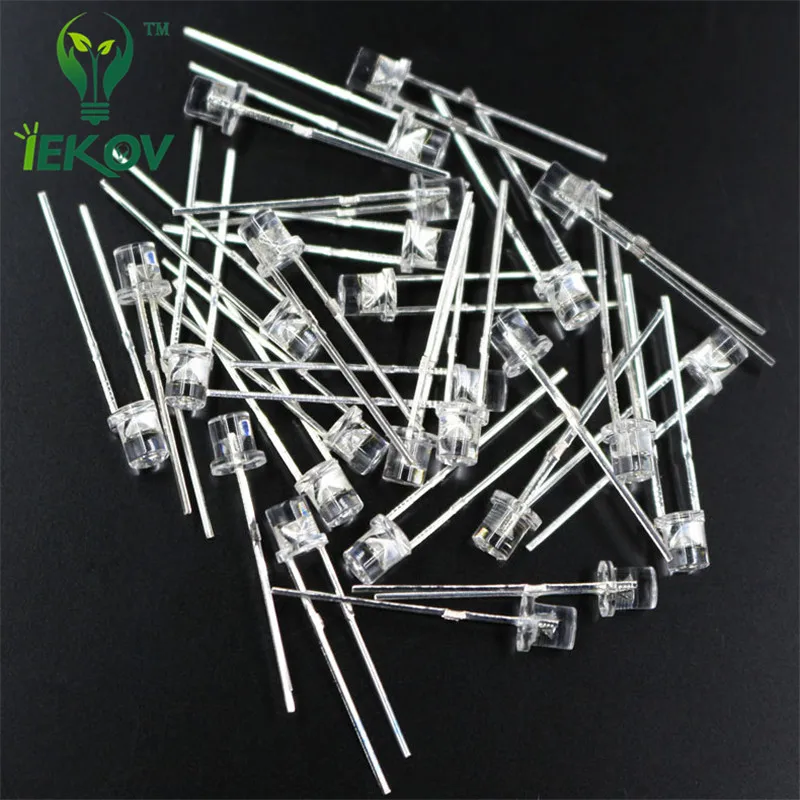 100 шт./лот 3 мм на плоской подошве мужские Хайтопы со светодиодами зеленый цвет