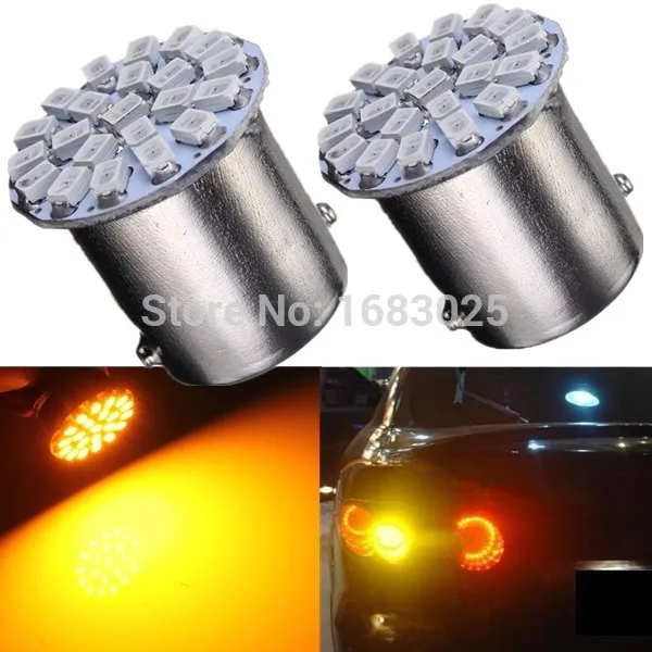 Лучшая цена 2 шт./лот автомобильная светодиодная лампа 1156 BA15S 22LED 3020 1206 SMD авто
