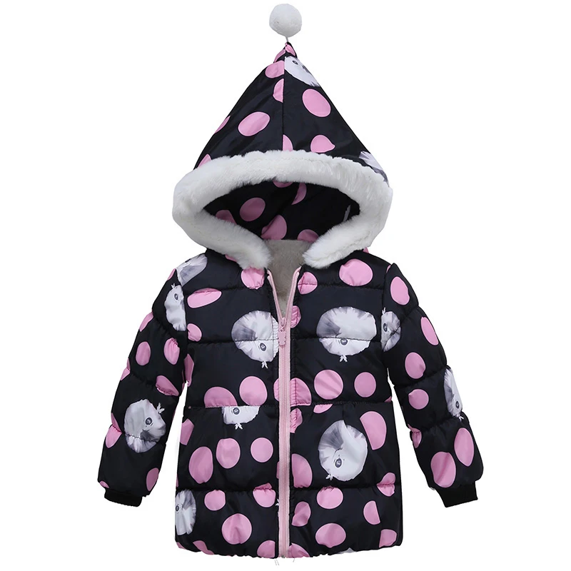BOTEZAI 2020 Warm Winter Coat Autumn Baby Girls Clothes Hoodies Jacket Kids Outerwear Children Clothing |